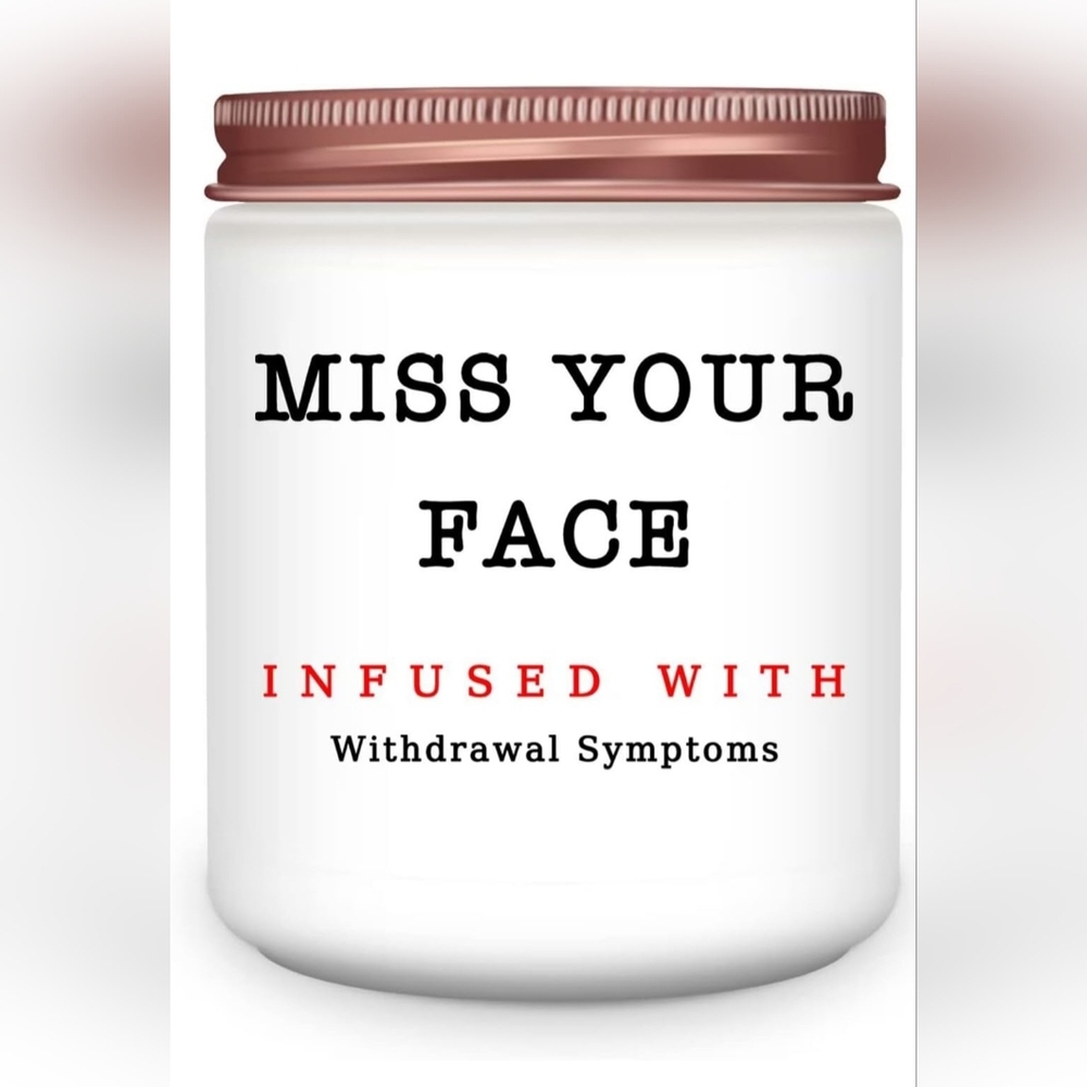 NWT Miss Your Face Candle
